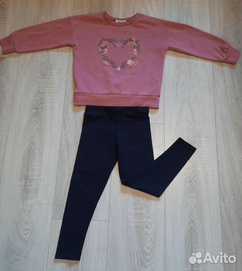Детские вещи пакетом для девочки 110 см. 4-5 лет
