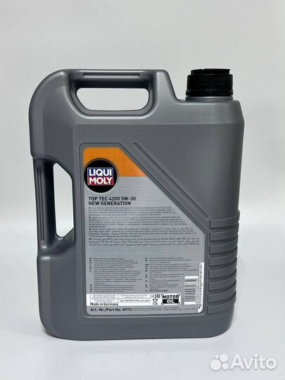 Моторное масло liqui moly TOP TEC 4200 5W30 5L