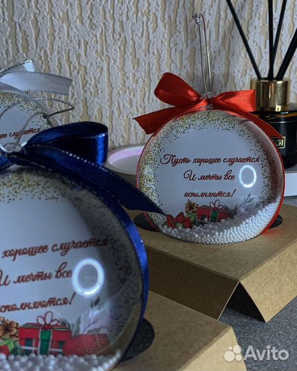 Новогодний шар с фото