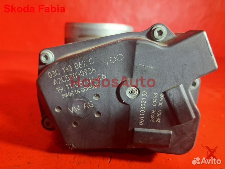 Дроссельная заслонка BTS Skoda Fabia