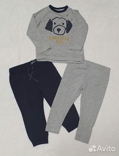 Детские вещи пакетом 86 92 H&M La Redoute