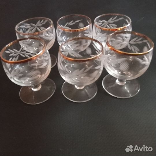 Рюмки хрусталь СССР