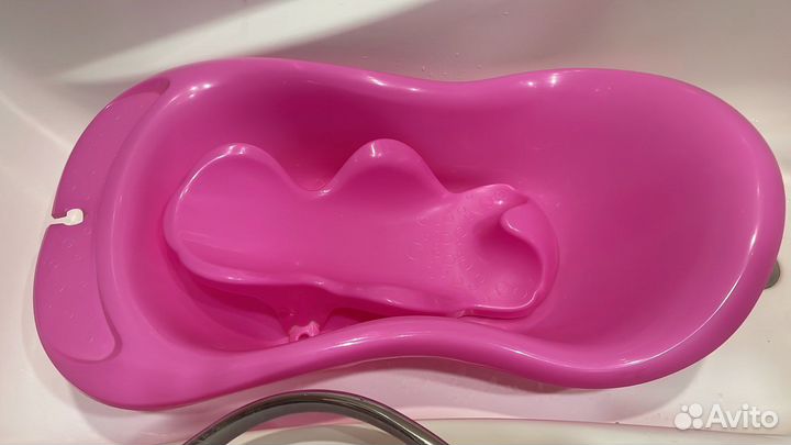 Ванночка для купания с горкой