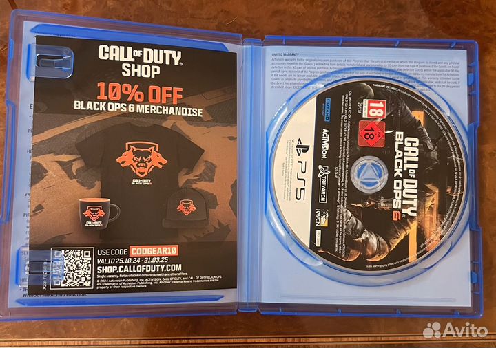 Call of duty black ops 6 ps5 диск