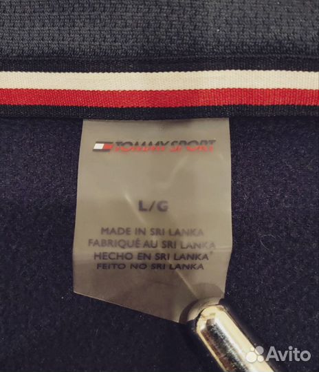 Tommy Hilfiger Sport Оригинальная Кофта на молнии