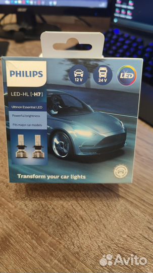 Лампы philips h7