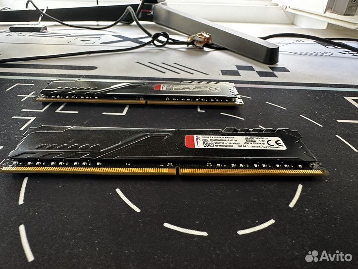 Оперативная память ddr4 hyperX fury 16gb