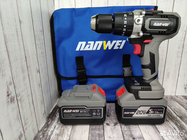 Ледобур шуруповерт Nanwei 150N.m 7.5А Altay 110R