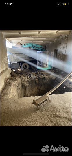 Услуги мини эксковатора