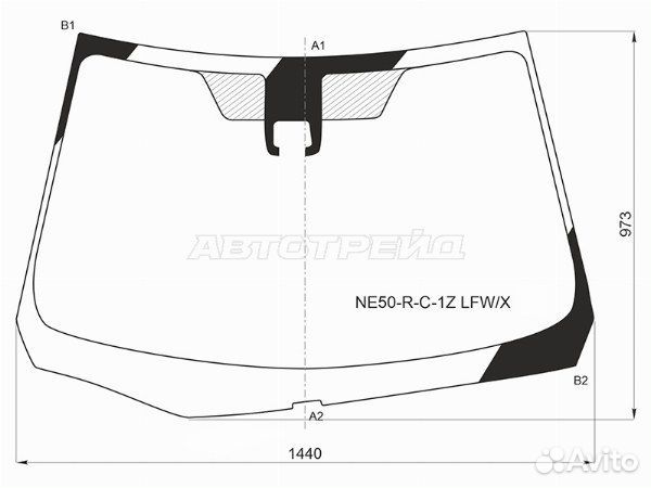 Стекло лобовое