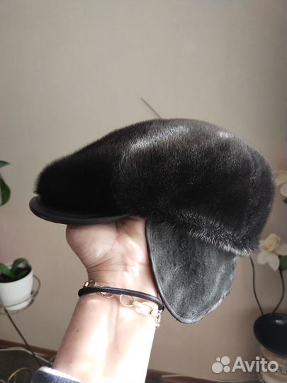 Меховая мужская кепка