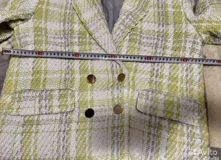 Твидовый пиджак 48-50