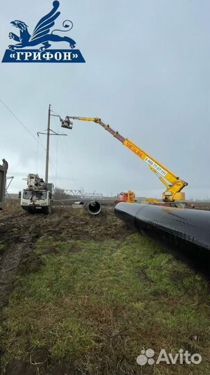 Аренда и услуги телескопической автовышки-вездехода, 250 кг, 42 м