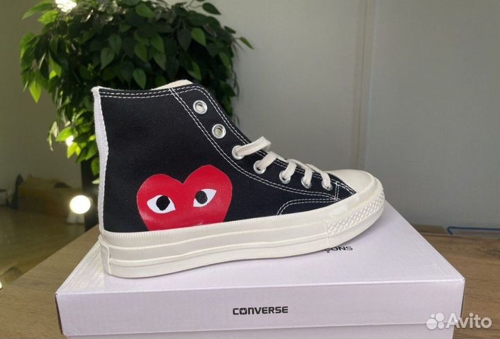 Кеды converse play comme des garcons