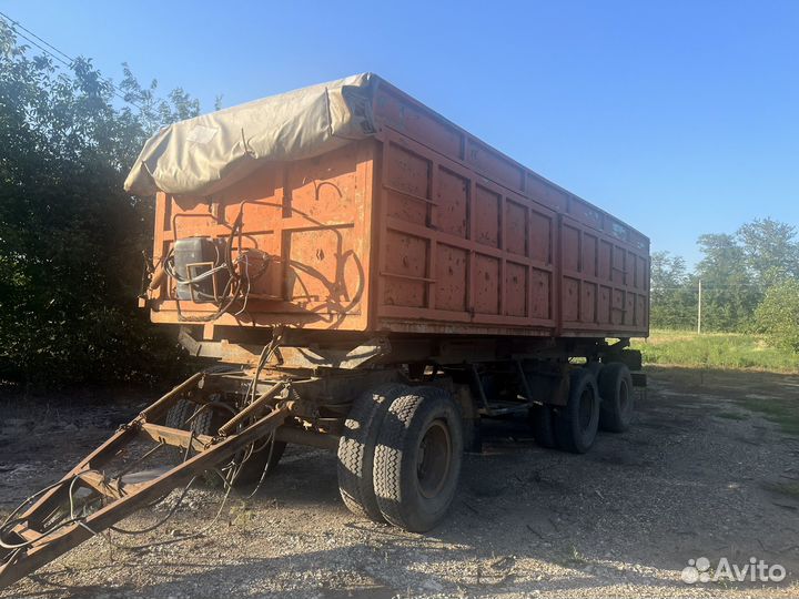 Прицеп самосвальный СЗАП 8527, 1989