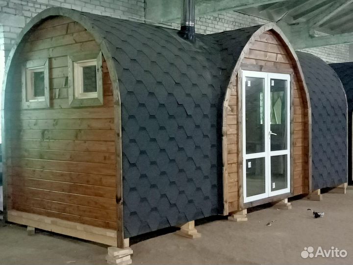 Готовая мобильная баня под ключ