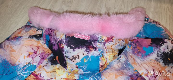 Комбинезон для собаки зима(девочка)