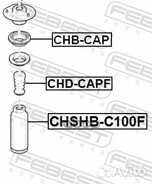 Оп.подшипник амортизатора febest CHB-CAP 96626331