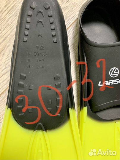 Ласты для плавания детские 30-32,33-35 размеры