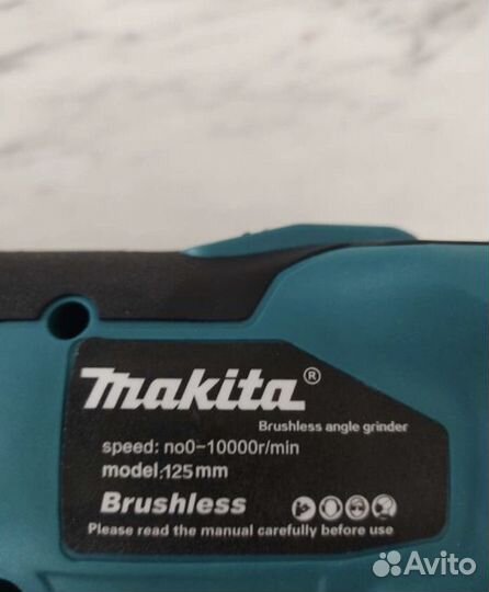 Аккумуляторная Болгарка Makita 125mm-в кейсе