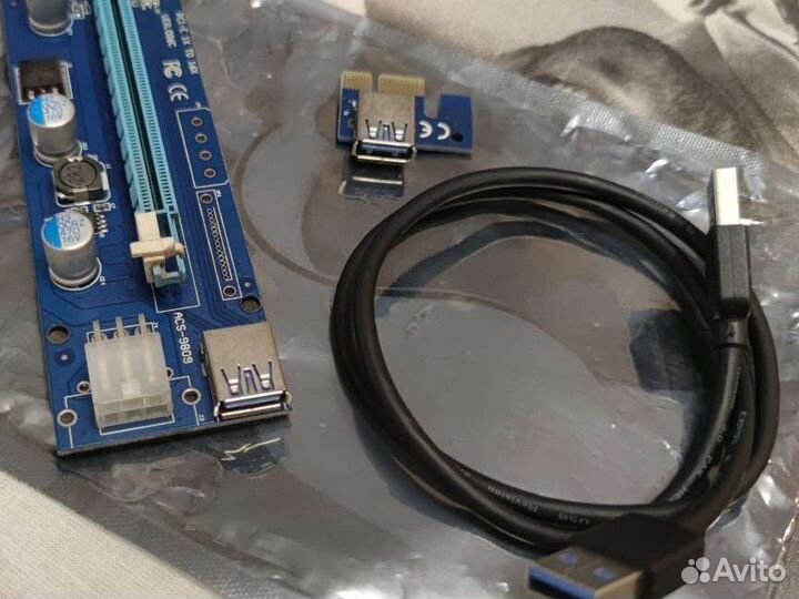 Райзер pci-e; molex, 6pin