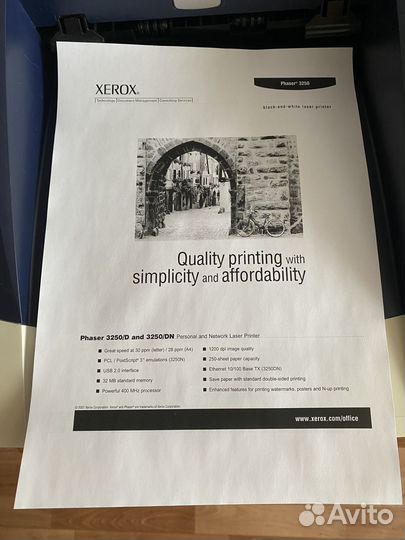 Лазерный принтер Xerox Phaser 3250