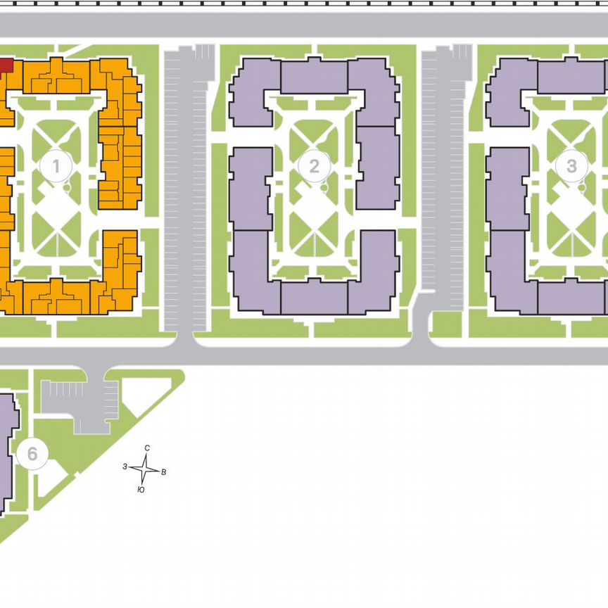 3-к. квартира, 76,7 м², 1/4 эт.