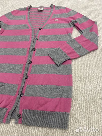 Кардиган женский удлиненный Lacoste, размер 36