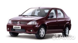 Резиновый коврик в багажник Renault Logan 1