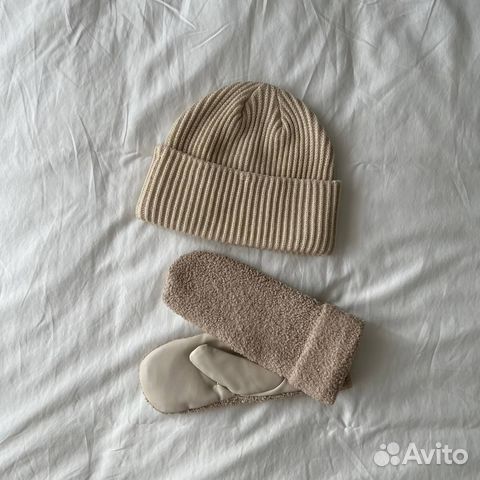 Шапка H&M + варежки