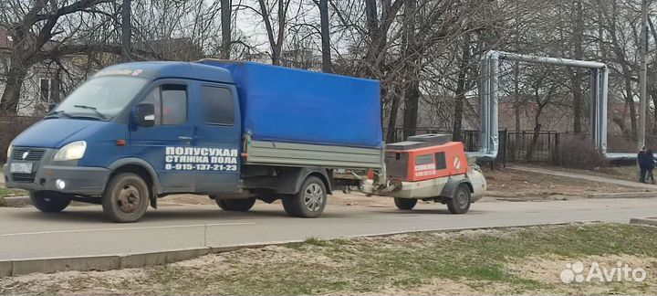 Полусухая стяжка пола