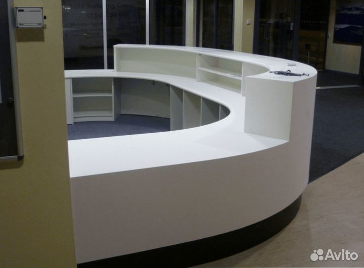 Барная стойка для кафе кварцевого агломерата