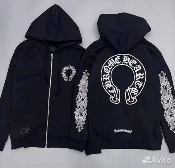 Толстовка Chrome hearts черное