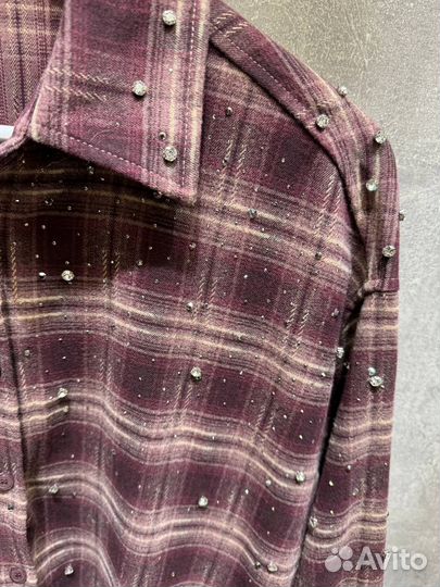 Рубашка Женская со стразами р 50-52
