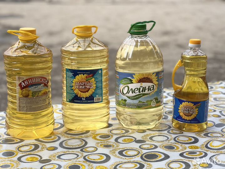 Масло сливочное и подсолнечное