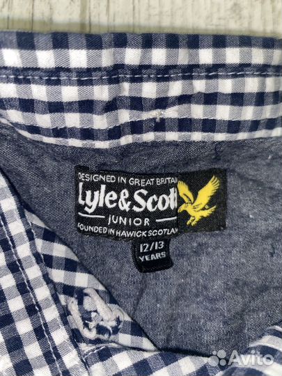 Lyle scott рубашка