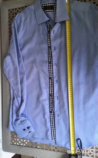 Рубашка бу Vannucci Exclusive slim fit non iron L