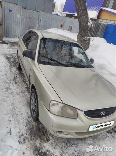 Hyundai Accent 1.5 МТ, 2007, битый, 370 000 км