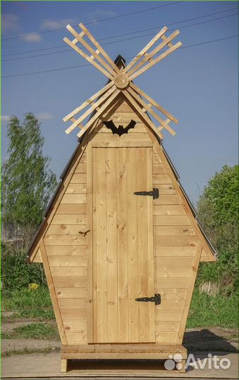 Уличный туалет с установкой