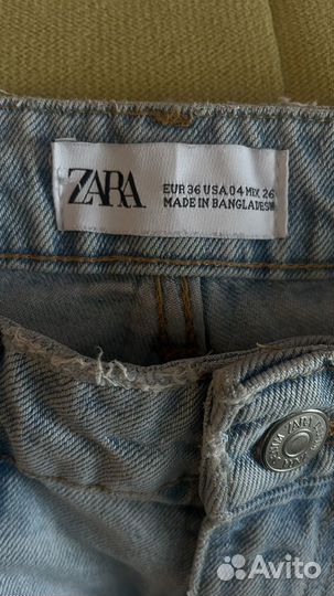 Джинсы zara 36