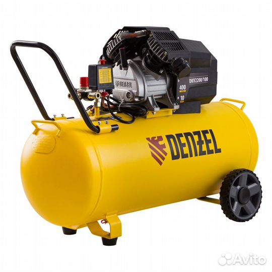 Компрессор Х-PRO 2.2 кВт 400 л/мин 100л Denzel
