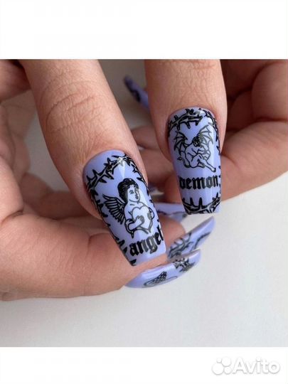 Покрытие гель лаком, наращивание ногтей