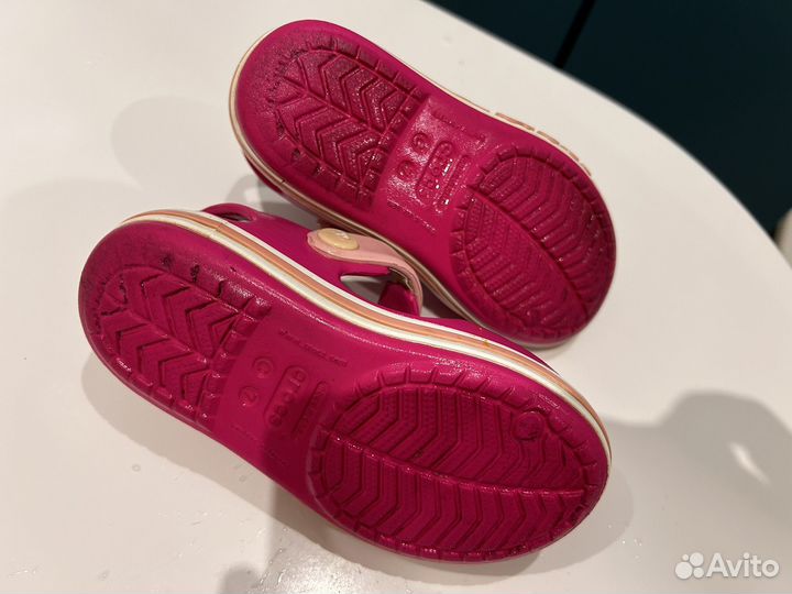 Сандалии crocs c7 для девочки