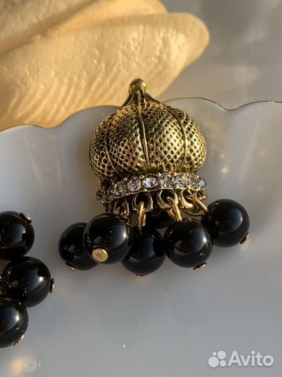 Серьги с кристаллами