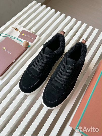 Кеды зимние Loro Piana мужские премиум с мехом