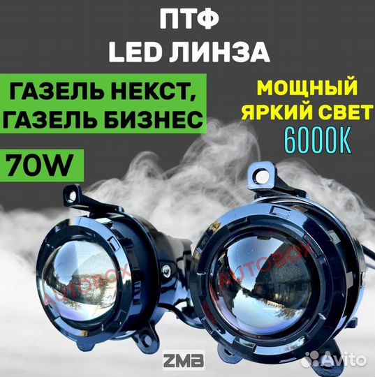 Противотуманные фары на Газель Бизнес