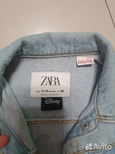 Джинсовая куртка zara