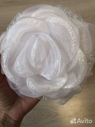 Банты белые в школу