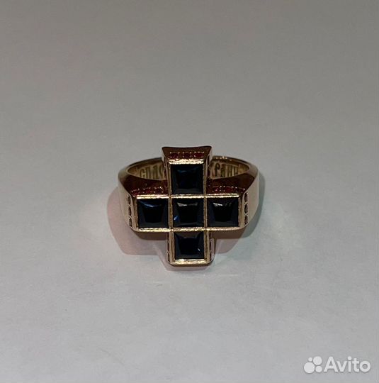 Мужской золотой печатка