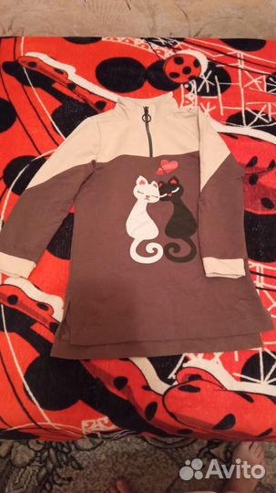 Платье туника для девочки 116-122